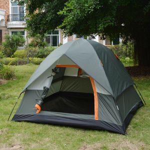 Tentes et abris XC USHIO Amélioré 3-4 Personnes Tente de Camping Séparée Double Couche Voyage Familial Tente Extérieure Couture Collée Haute Imperméable 2*2*1.3M 230526