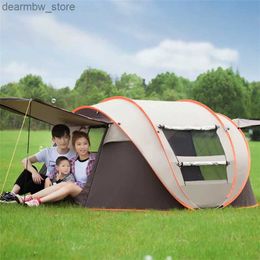 Tentes et abris Yousky 3/4 personnes tentes automatiques extérieures jetant une tente de randonnée de camping imperméable imperméable imperméable