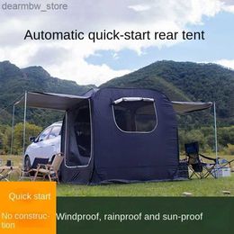 Tenten en schuilplaatsen Yousky Outdoor Cars Achter Tent SUV Extension Camping Tent met anti-Mosquito Sunshade Zelfrijdende kampeerkuif luifel luifel tent L48