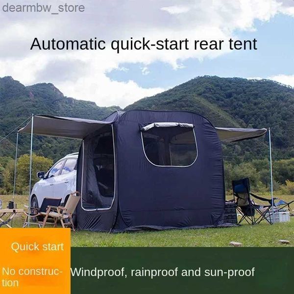 Tentes et abris Yousky Outdoor Car tente arrière SUV extension de camping tente avec lutte contre le soleil anti-moustique.