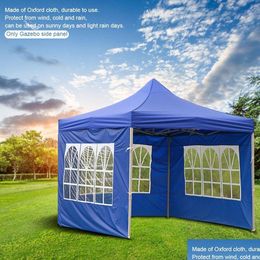 Carpas y refugios Zk30 Drop de la carpa al aire libre Oxford Pared impermeable a prueba de agua Gazebo Garden Shade Shade sin top top 3 otup3