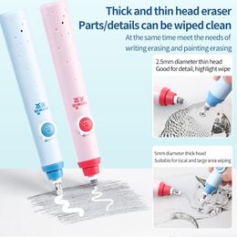 Tenwin Electric Eraser Art Drawing Bubbers avec des recharges