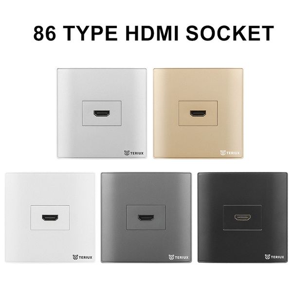 Tériux 86 Type HDMI PILLE POINTURE MURS MURS SORTIE ÉLECTRIQUE UNIFIQUE