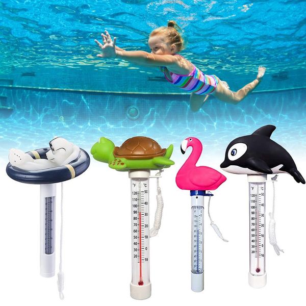 Termométro Thermomètre à piscine flottante numérique pour toutes les piscines intérieures extérieures spas / bacs à remous