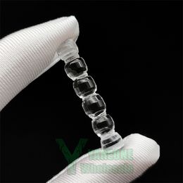 Terp Pillar Clear Quartz Inserts Fumer 6 Perles Empilées Soudées Ensemble Terp Pills pour Slurper Banger Nails sur Verre Eau Bong Dab Rigs YAREONE Vente en gros