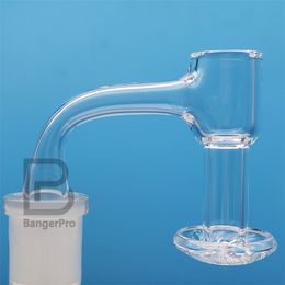 Terp Slurper Blender Quartz Banger Pleine Soudure Bord Biseauté 20mmOD Sans Soudure 10mm 14mm 45 90 Degrés Dab Nails Usine De Gros