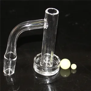 Terp Slurper Quartz Banger Nails Met Glazen Knikkers Dopbal Afgeschuinde Rand Slurpers Domeless Bangers Voor Glazen Waterpijpen Dab Rigs Pijpen