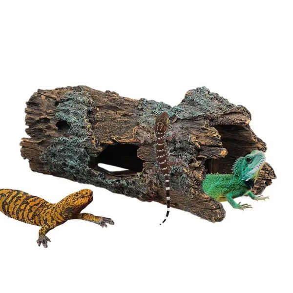 Terrariums Snake Hideout Spider Cave grimpant Turtle Reposing Terrace Reptile Cave for Scorpion Spider Resting Platform Cave