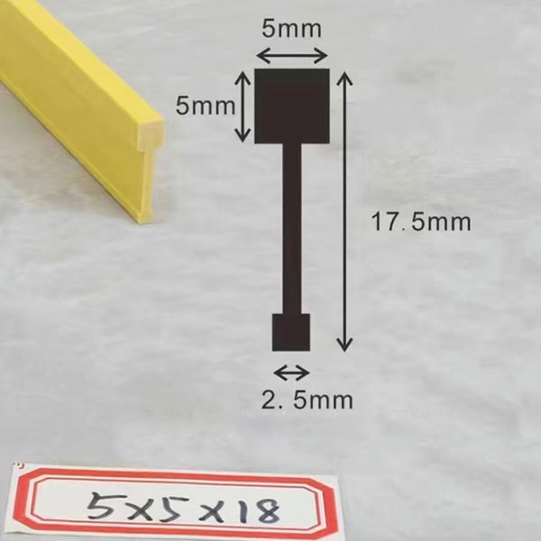 Barre de plancher de séparation de sol en plastique Terrazzo de type I, production de précision, bonne qualité, modèles de produits complets, ventes directes d'usine, concessions de grande quantité