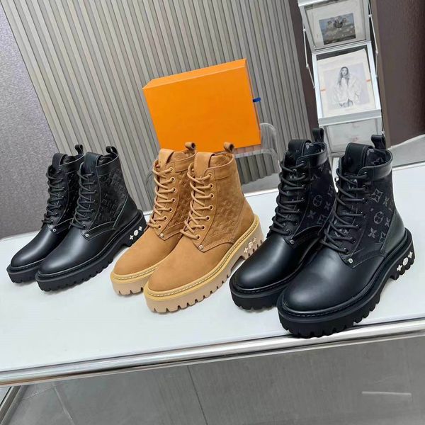 Territoire Bottes plates Femmes Designer Dames LETTRE IMPRESSION HIVER RANGER CHAPLAGES DE BOOT PLAGE TRAVAIL BOOT BOOT BRORM BRORN BLANCHE BOOTS BOOTS HIVERS SHOIS 03