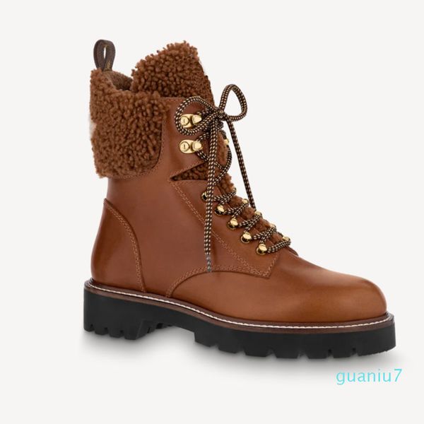 Territorio pisos botas de lujo mujer moda cuero genuino Diseñador bota Tamaño 35-41 modelo YG27002