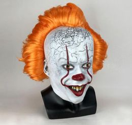 Máscara de terror Película Stephen King's It 2 Cosplay Pennywise Payaso Joker Tim Curry Máscara Fiesta de Halloween Accesorios