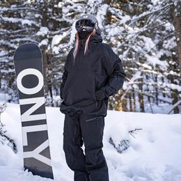 TERROR Snowboarding Vêtements de ski professionnels Costume pour hommes Pull Veste de ski Hommes et femmes Couples 3L Coupe-vent Porter Chaleur 240111