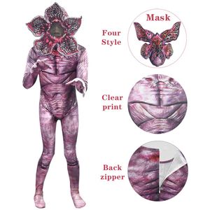 Terreur Zombie Kostuum Halloween Kostuums voor Kinderen Piranha Horror Bloem Masker Nightmare Before Christmas Cosplay Meisjes Jongens Podium P325K