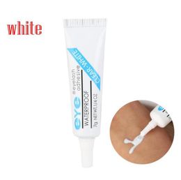 Test Factory Eyelash Adhesive Eye Lash lijm wit en zwarte make -up waterdichte nep wimpers 1030935