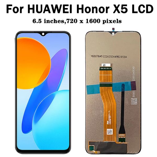 Testez pour Huawei Honor X5 x 5 VNA-LX2 Affichage de l'écran tactile Pièces de remplacement de numériseur du panneau pour l'honneur x5 LCD avec cadre