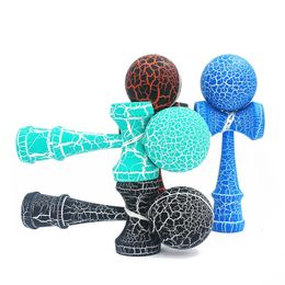 test Houten Sportspeelgoed Kendama Outdoor Speelgoedballen Twee Kleuren Crack Beukenhout Kinderen Volwassen Sportbal Gezonde Outdoor Oefening 240112