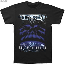 Testament Mannen De Nieuwe T-Shirt Zwarte Mannen T-shirts Zomer Stijl Mode Swag Mannen T-shirts Interessante Top Tee L230520