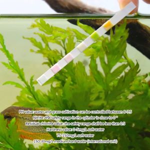 Testen 50 stuks waterteststrips Aquariumreagensstrips voor water Aquariumteststrips Ammoniak Nitriet Aquariumteststrips Reagens