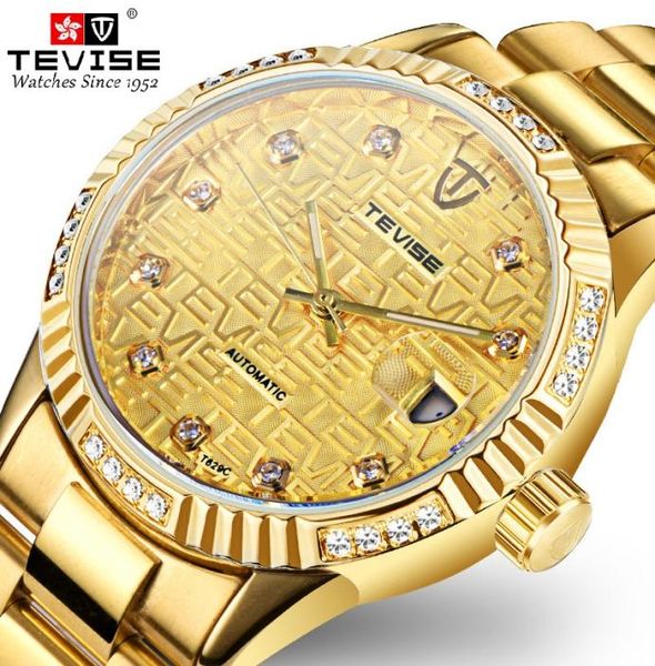 Tevise Automatic Mechanical Watch Men montre automatique