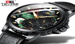 Tevise Men décontracté Automatique mécanique montre l'homme imperméable Sport Military Clock Relogie Masculino3851986