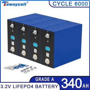 Tewaycell 3.2V 340Ah Lifepo4 batterie toute nouvelle cellule rechargeable Grade A Lithium fer Phosphate RV UPS énergie solaire ue US sans taxe