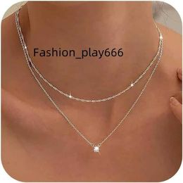 Tewiky Womens Diamond Collier Exquis