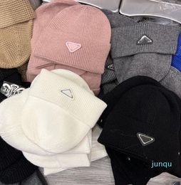 Textile Knitted Hat Designer Beanie Cap 10 Colors Mens Womens Autumn Winter Wool Caps Luxury Skull Caps Fitted Hats High-quality