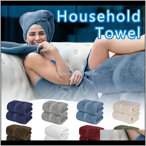 Textiles Home Gardentowel Toalla de baño turca 100% 700 Gsm 35 X 70 pulgadas Amigable Alta calidad Color sólido preferido Algodón Drop Deliv