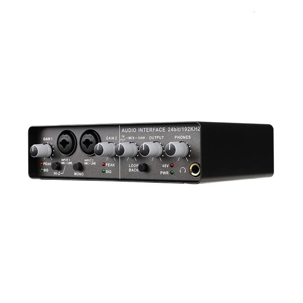 TEYUN Q24 carte son Audio professionnelle avec moniteur guitare électrique enregistrement en direct pour Studio chant ordinateur PC y240110