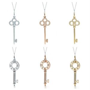 TF Juya Micro Pave Zirkoon Fashion Indian Key Hanger Kettingen Voor Vrouwen Meisjes Bruiloft Verjaardagscadeau Ketting Supplies213E