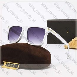 Tf zonnebril Modebrandontwerper Zonnebril voor mannen High -end Versie Glazen Woman Acetaatframes Moderne elegantie Heren Zonnebril 980