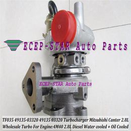 TF035 TF035HM-12T-4 49135-03320 49135 03320 4913503320 Turbo Turbo Voor MITSUBISHI Canter 2 8L 4M40 4M40T Diesel Water coole268s
