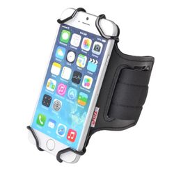 TFY Openface Sport Armband Key Holder para teléfono celular de 4 a 55 pulgadas para iPhone7 7 Plus Diseño Openface Negro Gris 6734189