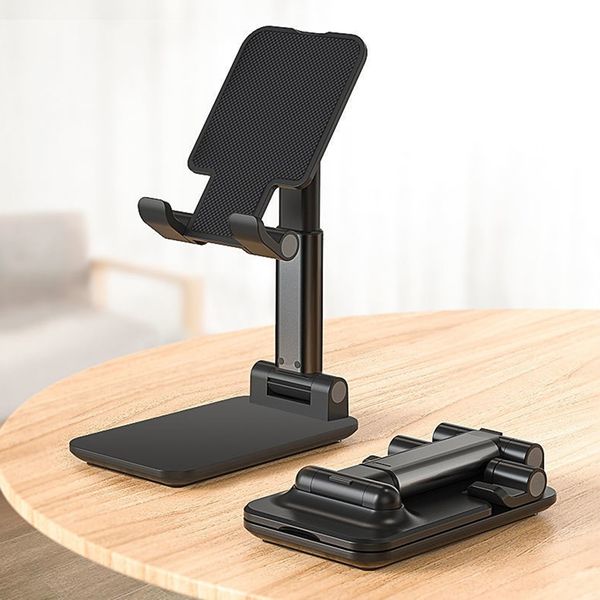 TFY Stand de bureau ajustable universel pour téléphones mobiles et tablettes. Compatible avec tous les appareils de 5 à 11 pouces (noir)