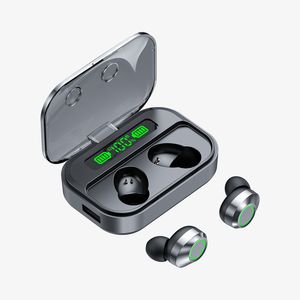 TG07 TWS Écouteurs Bluetooth 5.3 Contrôle tactile Écouteurs sans fil HiFi Stéréo Son LED Affichage numérique Gaming Sports In Ear Casque pour tous les smartphones