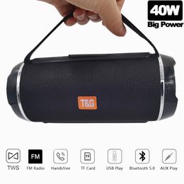 TG116C Draadloze Krachtige Bluetooth Speaker Box Outdoor Luidsprekers Subwoofer Music Center BoomBox 3D Stereo Radio 231228