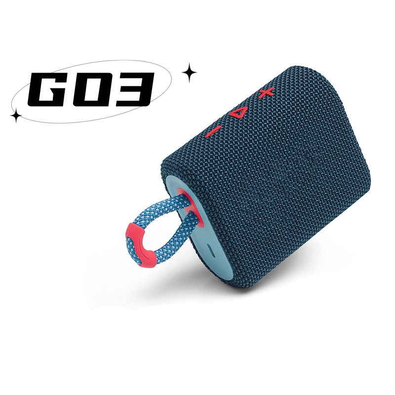 GO 3 Alto-falante Bluetooth Alto-falantes portáteis sem fio à prova d'água Mini alto-falante doméstico ao ar livre