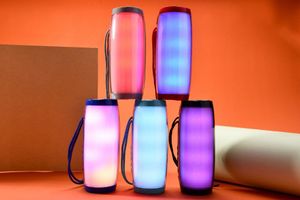 Altavoces LED portátiles TG157 con Bluetooth, inalámbricos, a prueba de agua, Radio FM, Mini columna, graves, MP3, Subwoofer, USB, TV, caja de barra de sonido