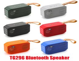 TG296 Mini Bluetooth Enceintes sans fil Blue-Wiless Subwoofers Portable Outdoor Hands Paigner Call Profil Profil Stéréo Bass 500mAh Batterie S9641370