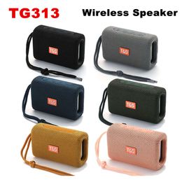 TG313 Bluetooth -luidspreker Portable draadloze mini baskolom FM Radio Soundbar Boombox Aux BT TF Muziek Speel buitenluidspreker