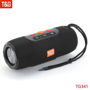 TG341 Haut-parleur Bluetooth sans fil portable Bass Subwoofer Haut-parleurs extérieurs étanches Boombox TF Haut-parleur stéréo USB PK Charge 3