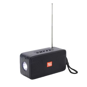 TG631 FM Radio étanche haut-parleur solaire Bluetooth haut-parleurs Portable haut-parleur sans fil poignée extérieure lampe de poche