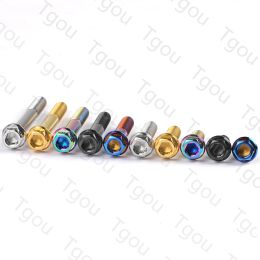 TGOU Titanium Bolt M6X10 / 15/20/25/30/35/40/45/50/55/60 mm Bide de tête de la touche Allen pour Retrofit Motorcycle