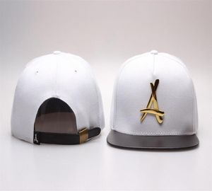 Tha Alumni Alumni Metal Un logo en cuir en cuir ajusté Baseball Snapback Chapeaux et Caps pour hommes femmes Fashion Sports Hip Hop Gorras Bone3110242