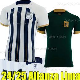 24/25 Alianza Lima Pérou Maillots de football 2024 2025 SABBAG REYNA CONCHA BARCOS ZAMBRANO Maillots de football