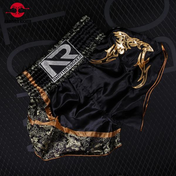 Thai Boxing Shorts Man Competition Training Muay Women Kids MMA Fight Kickboxing Pants Martial Arts Sanda Uniforme 240408