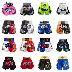 Boîte thaïlandaise Men de femme Broderie pour femmes Muay Girls Garçons Sports Sanda MMA Grappling Kickboxing Training Training Ush 240408