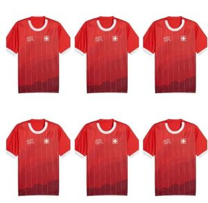 23-24 Suisse personnalisé maison maillots de football de qualité thaïlandaise yakuda dhgate Discount vêtements de football 9 SEFEROVIC 10 XHKA 23 S HAQIRI 7 EMBOLO