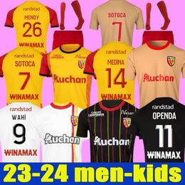 Maillot 23 24 RC LeNs 4e voetbalshirts heren Kid Kit Champions League voetbalshirts Foot Home Away Derde 3e 2023 2024 SOTOCA FOFANA BUKSA PEREIRA DA COSTA uniform